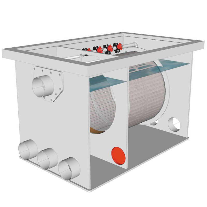 AquaKing Red Label  Drum Filter Pro 30/35 XL (sur commande délai 15 jours).