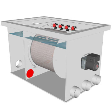 AquaKing Red Label  Drum Filter Pro 30/35 XL (sur commande délai 15 jours).