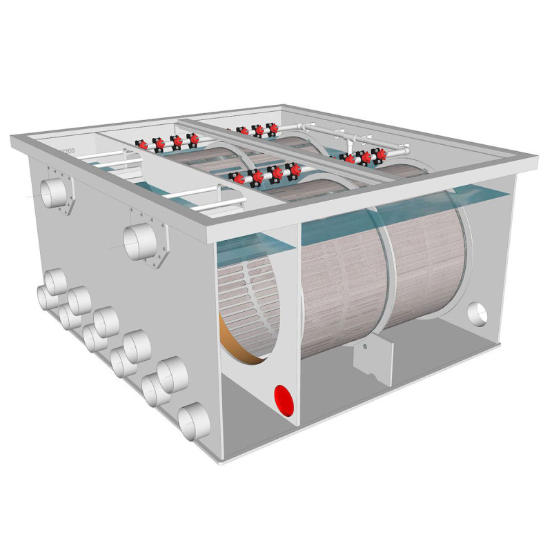 AquaKing Red Label  Drum Filter Pro 100/200 XL (sur commande délai 15 jours).