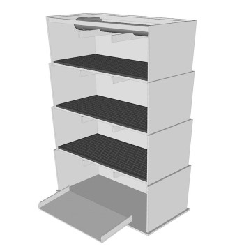 AquaKing Red Label Trickle Tower Waterval Small (sur commande délai 15 jours).