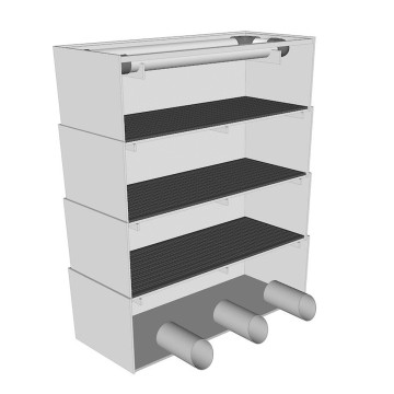 AquaKing Red Label Trickle Tower 110 mm Big (sur commande délai 15 jours).