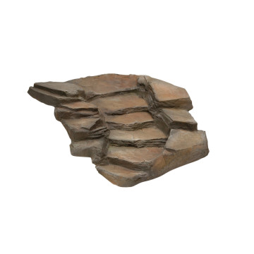 Chutes du Staubbach ardoise marron,droit 590 x 580 x 190mm