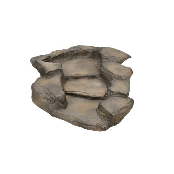 Cascade grand Canyon gris droit 900 x 800 x 200mm