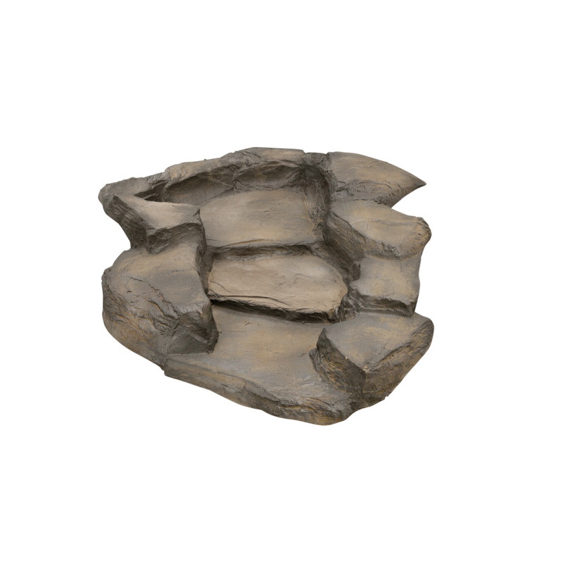 Cascade grand Canyon gris droit 900 x 800 x 200mm