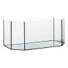 Panoramische naakte tank 120x60x70cm (l x l x h) 12 mm