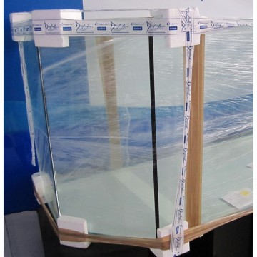 Panoramische naakte tank 40 x 20 x 25cm (l x l x h) 4 mm 