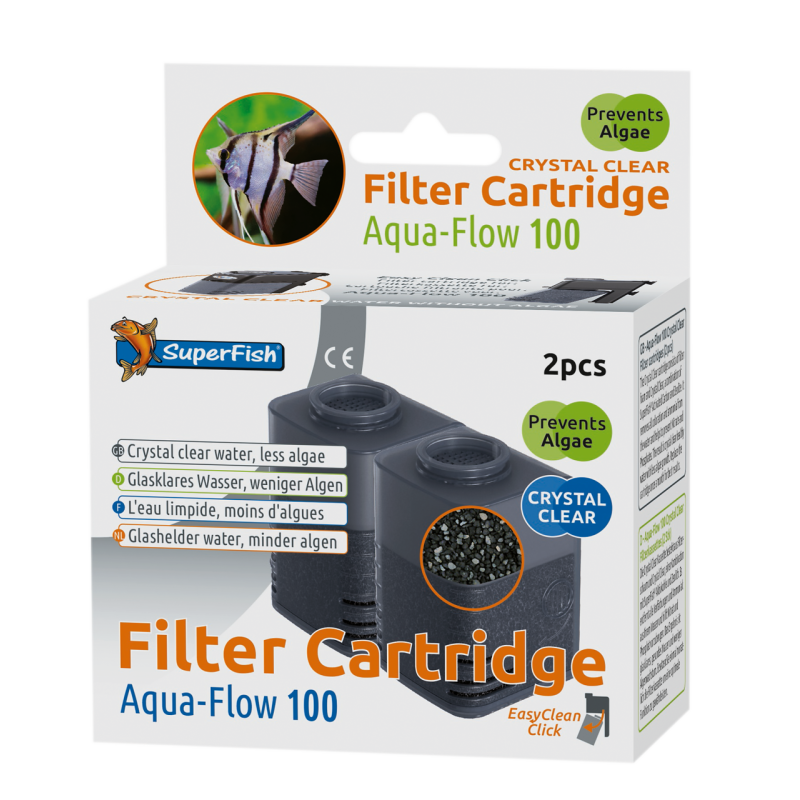 Superfish AQUA- FLOW 100 Crystal clear rechargement 2 doses