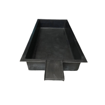 Bassin avec cascade côté court 250 x 120 x 35cm 820 litres