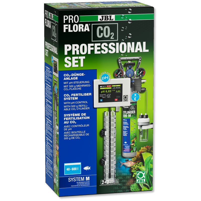 JBL PROFLORA CO2 PROFESSIONAL SET M Système de fertilisation au CO2 professionnel.