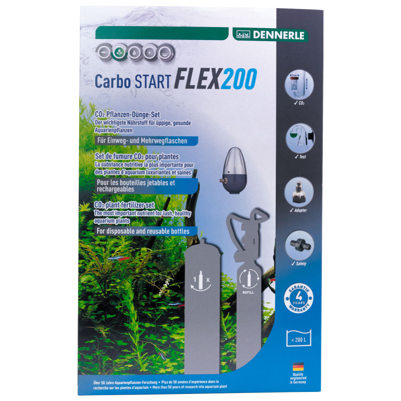 Dennerle Carbo START FLEX200 système Co² Pour aquariums jusque 200 litres