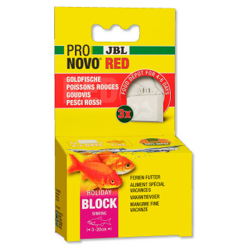 JBL PRONOVO RED HOLIDAY Aliment spécial vacances pour poissons rouges et voiles-de-Chine
