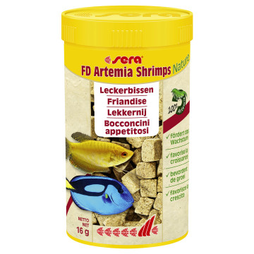 Sera FD Artemia Shrimps Nature 250 ml (16 gr)