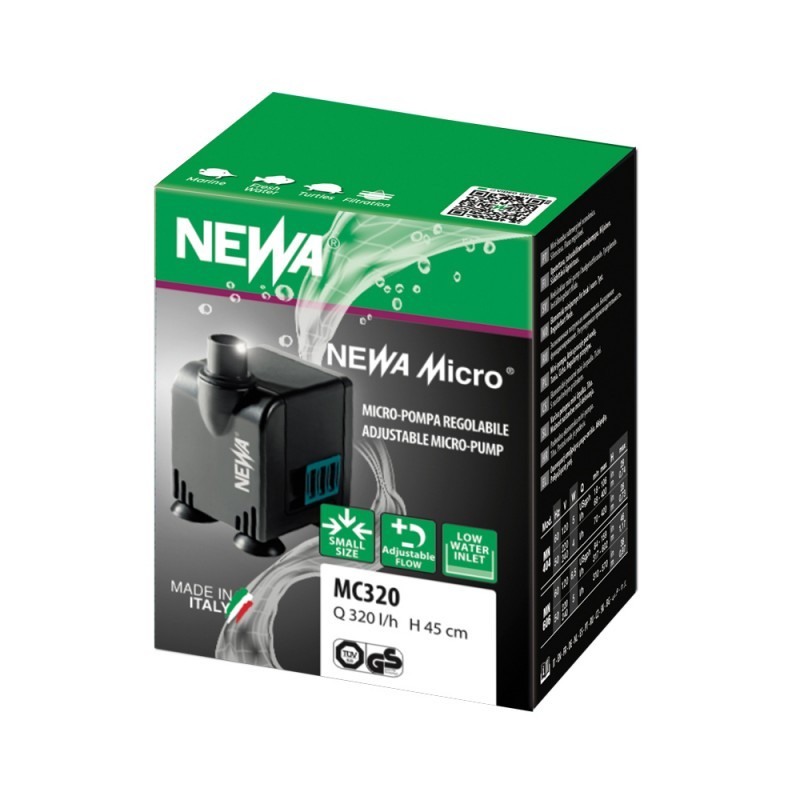 NEWA Micro 320 pompe à eau réglable de 120 à 320 l/h NEWA Micro 320 pompe à eau réglable de 120 à 320 l/h