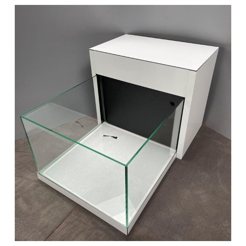 Fish Spa 90x60x40cm Finition ALU + Filtre BIO + LED