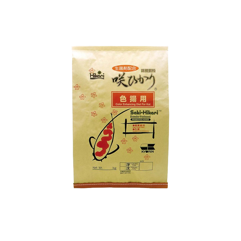 Saki-Hikari Color Small Pellets 15kg + Bac de stockage offert