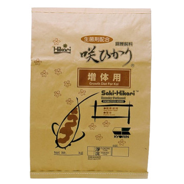 Saki-Hikari Growth Small Pellets 15kg + Bac de stockage offert