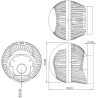 Tunze® Turbelle® nanostream® 6095 HUB (9500 lh) pour aquariums de 100 à 1.000 litres.
