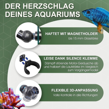Tunze® stream 6105 Eco HUB (12 000lh)  pour aquariums de 200 à 2.000 litres