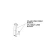 JBL CP e4/7/900/1  Clip de fermeture 2x