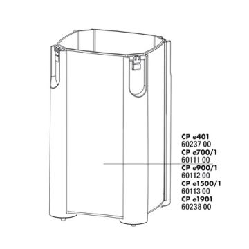 JBL CP e700/1,2 Cuve du filtre (+pied)