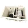 Filtre à tambour combi type M-25 Entry pour 20m³ avec masses de filtration et pompe de rinçage