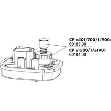 JBL CP e4/7/900/1,2 Bouton de démarrage + écrou