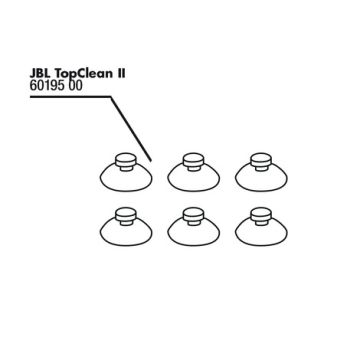 JBL TopClean Ventouse (6x)