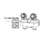 JBL CP e4/7/902 Bloc raccordement tuyaux