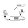 JBL Couvercle + transformateur pour UV-C 11Watts