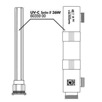 JBL AC UV-C II 36 W Boîtier+verre