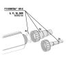 JBL PC UV-C Kit raccords tuyau (4 pièces + joint)