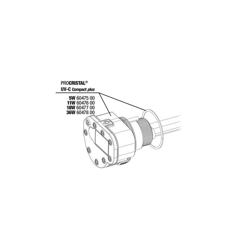 JBL PC UV-C Compact plus 5W Unité électrique