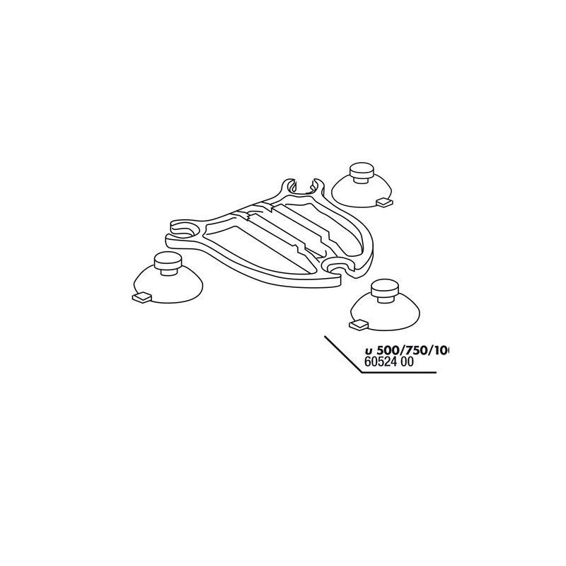 JBL ProFlow u, ventouse+plaque
