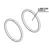 JBL Joint c (2x) couvercle+connex. tuyau