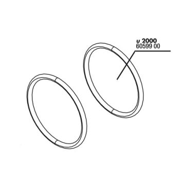 JBL Joint c (2x) couvercle+connex. tuyau