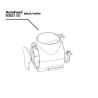JBL AutoFood Bac nourriture transparent