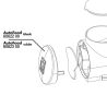 JBL AutoFood bouchon BLACK
