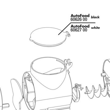 JBL Autofood zwart voedsel deksel 