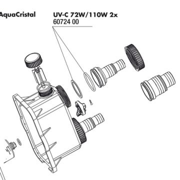 JBL UV-C 72/110W Joints douille (2x)