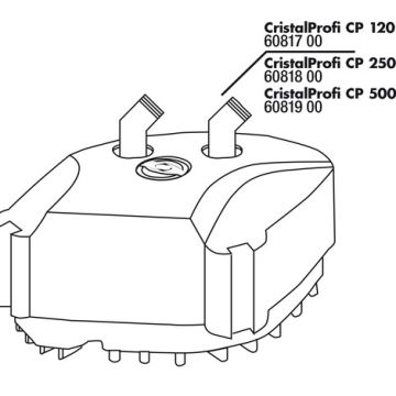 JBL CP 120 Tête du filtre avec pompe