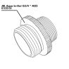 JBL Aqua In-Out Adapteur metal. G3/4 M28
