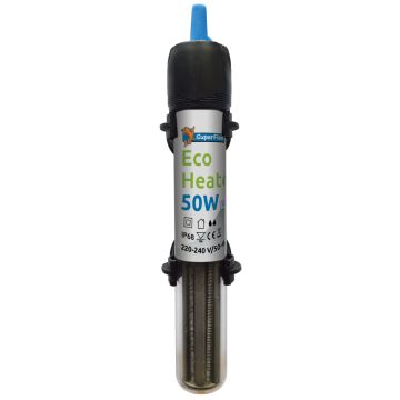 Superfish Eco Heater 50w pour aquariums de 30 litres - longueur 17c...