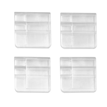 Superfish Qubiq 30 Clips Couvercle Verre 4 Pièces