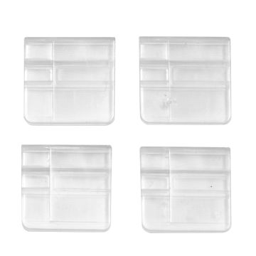 Superfish Qubiq 60 Clips Couvercle Verre 4 Pièces