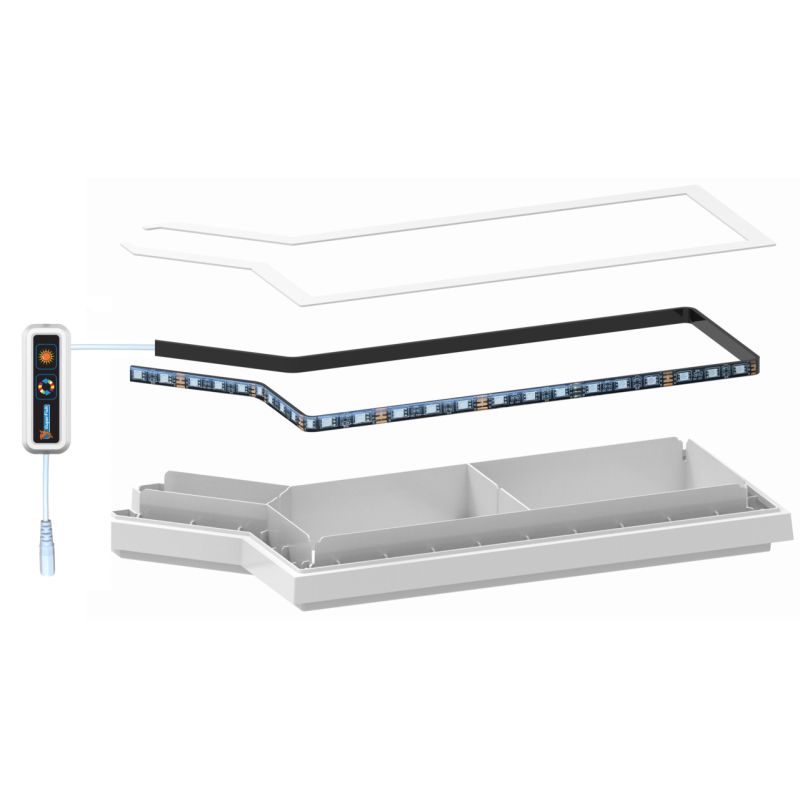 Superfish Quadro 40 Led ambiance multicolore Superfish Quadro 40 Led ambiance multicolore