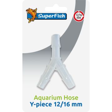 Superfish Raccord Y pour tuyau d'aquarium 12/16mm