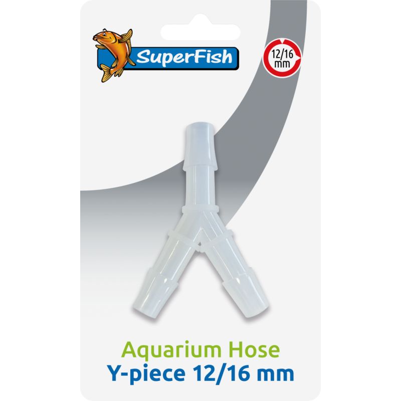 Superfish Raccord Y pour tuyau d'aquarium 12/16mm