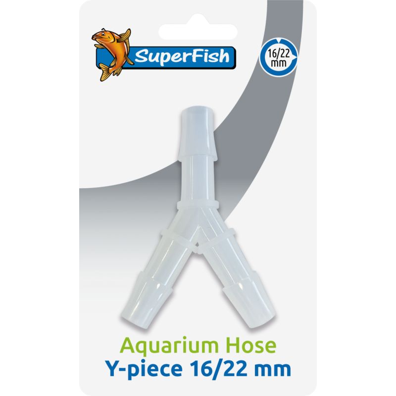 Superfish Raccord Y pour tuyau d'aquarium 16/22mm