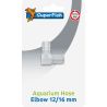 Superfish Coude pour tuyaux d'aquarium 12/16mm