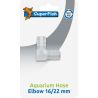 Superfish Coude pour tuyaux d'aquarium 16/22mm